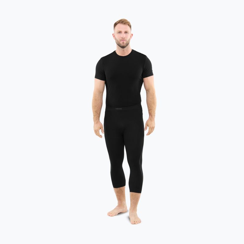 Spodnie termoaktywne męskie Viking Eiger 2.0 3/4 black/grey 2
