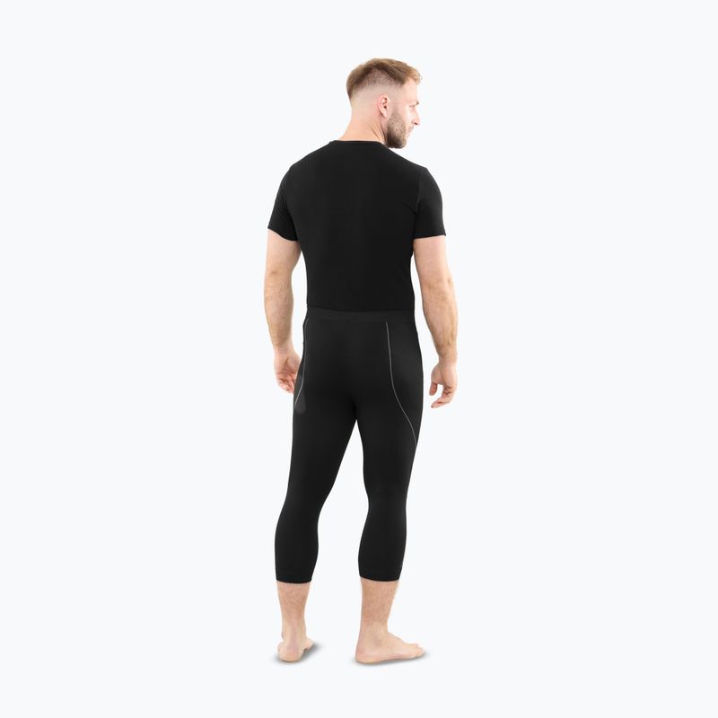 Spodnie termoaktywne męskie Viking Eiger 2.0 3/4 black/grey 3