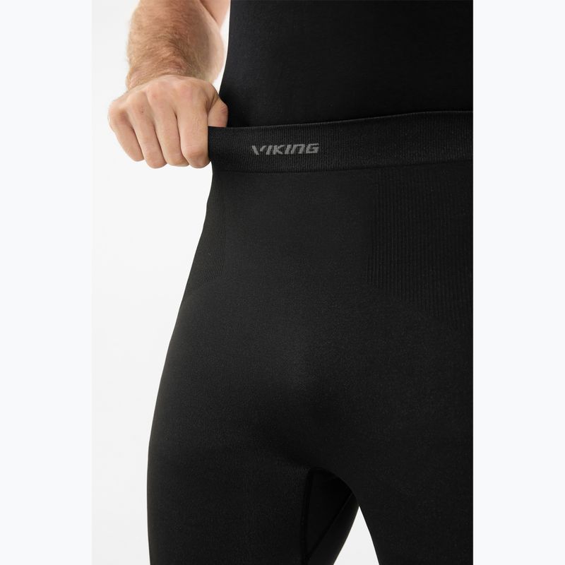Spodnie termoaktywne męskie Viking Eiger 2.0 3/4 black/grey 5