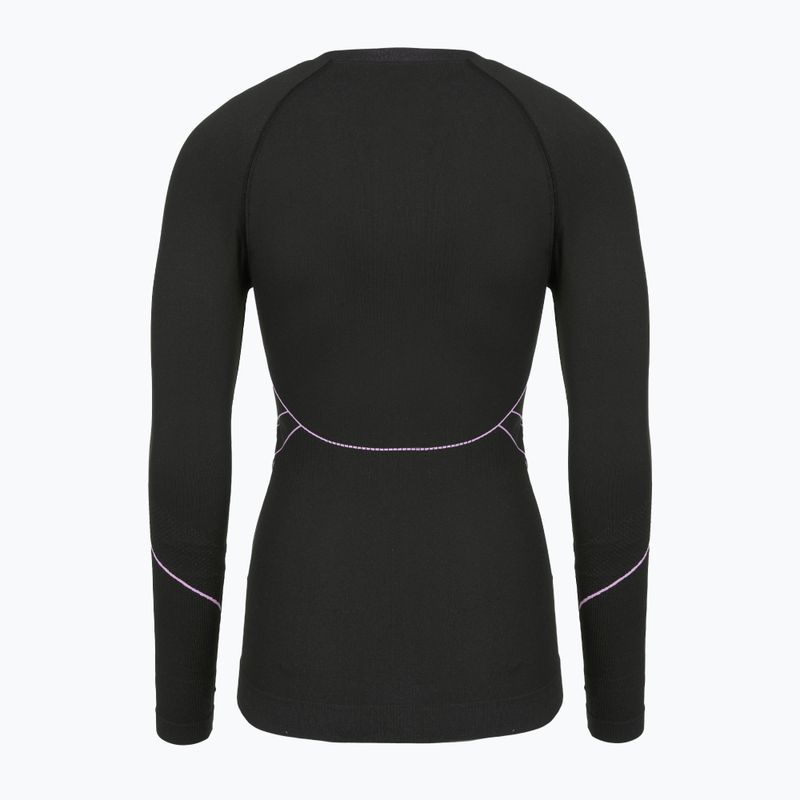 Bluza termoaktywna damska Viking Etna 2.0 black/purple 2