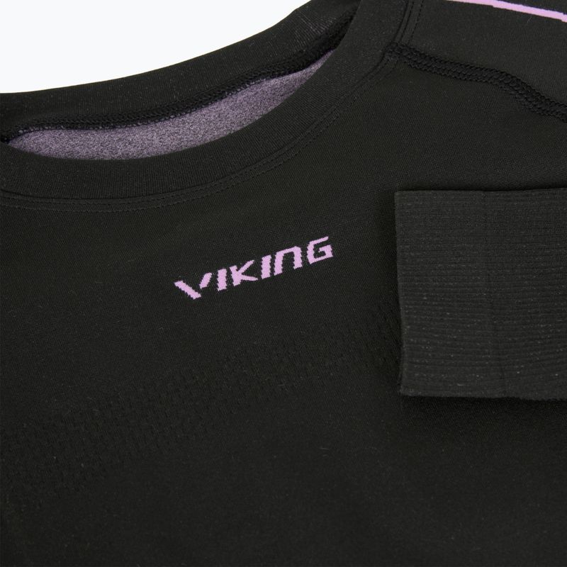 Bluza termoaktywna damska Viking Etna 2.0 black/purple 4