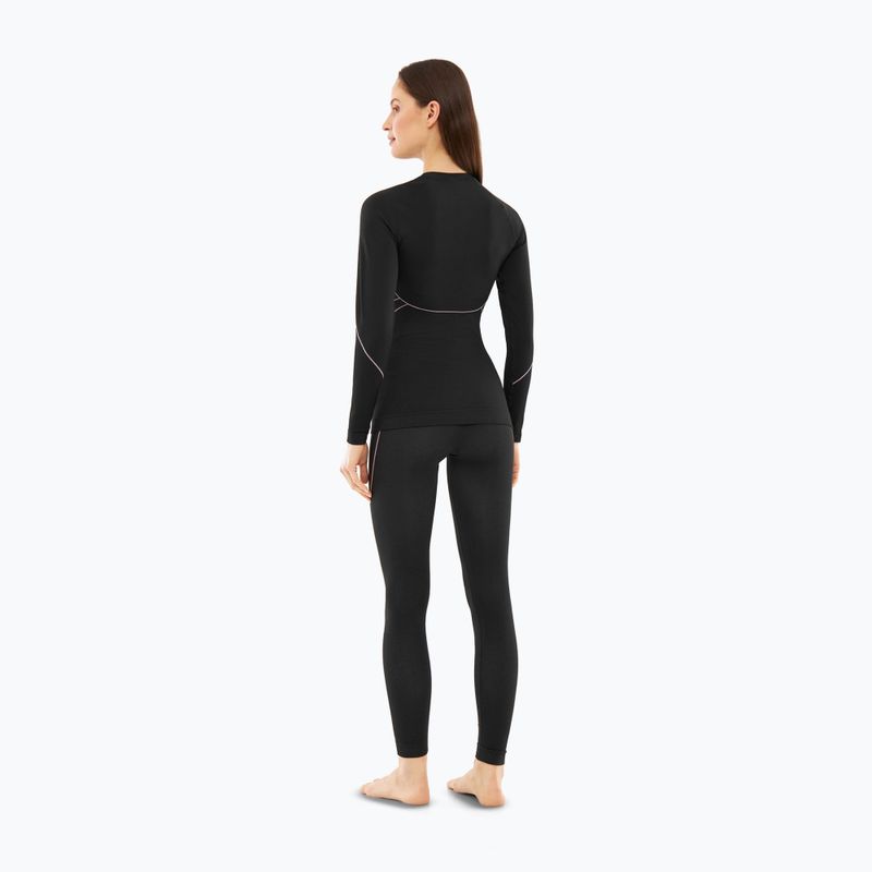 Spodnie termoaktywne damskie Viking Etna 2.0 black/purple 3