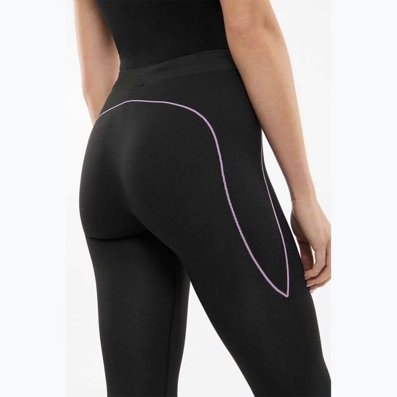 Spodnie termoaktywne damskie Viking Etna 2.0 3/4 black/purple 5