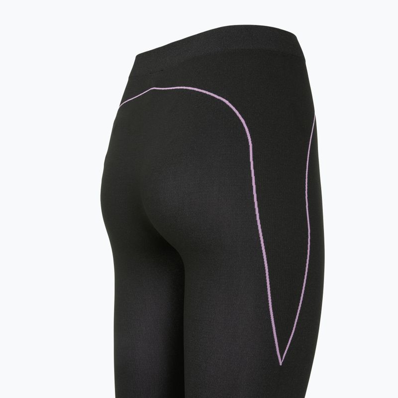 Spodnie termoaktywne damskie Viking Etna 2.0 3/4 black/purple 10