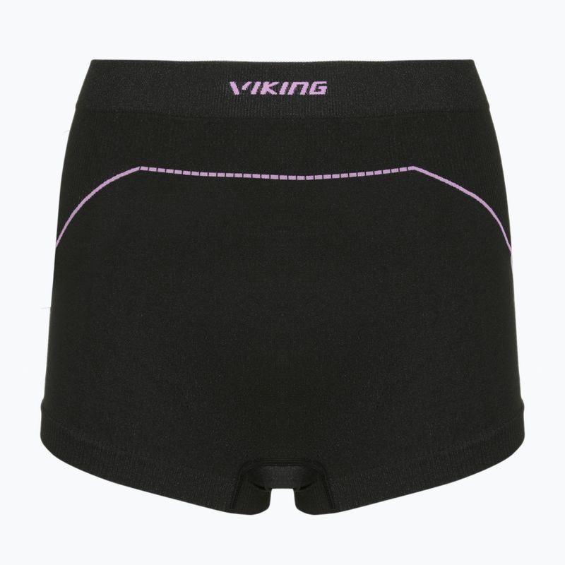 Bokserki termoaktywne damskie Viking Etna 2.0 black/purple