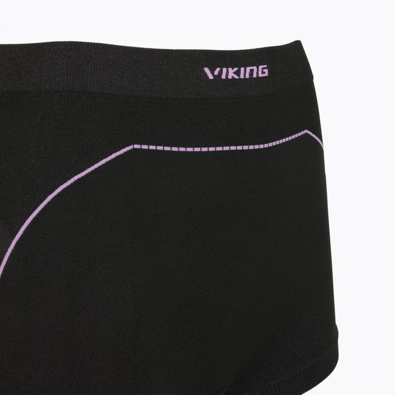 Bokserki termoaktywne damskie Viking Etna 2.0 black/purple 3