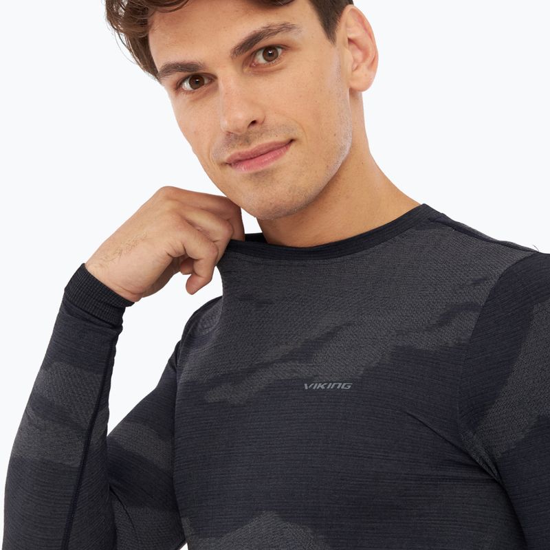 Bluza termoaktywna męska Viking Gasher black 3