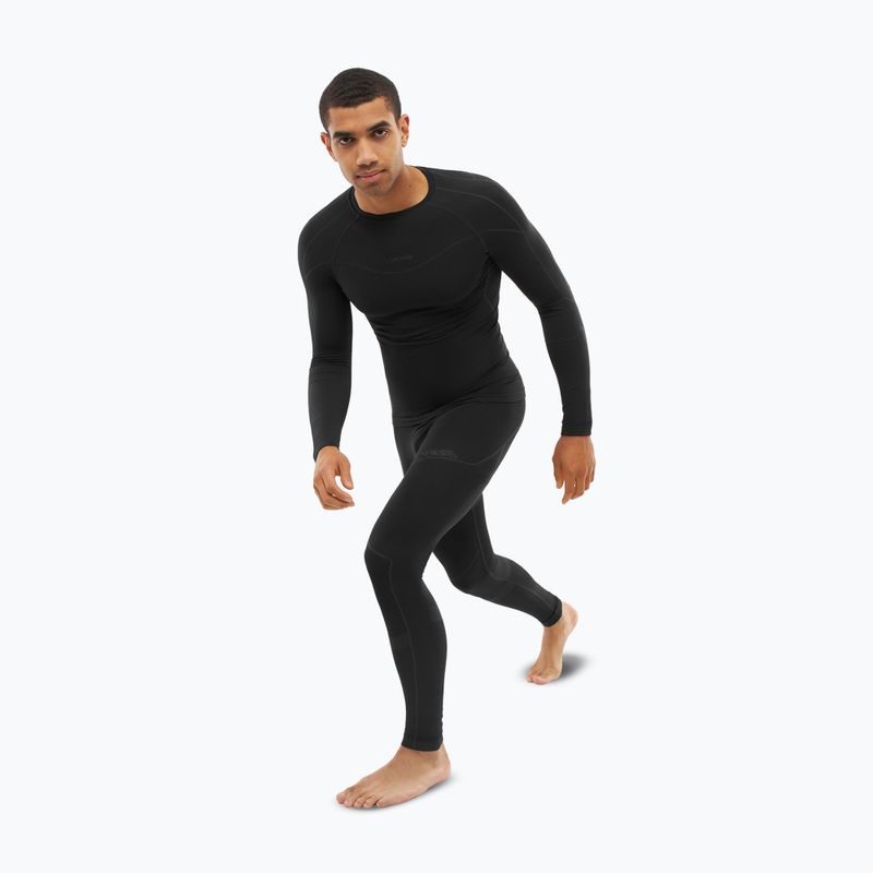 Komplet bielizny termoaktywnej męskiej Viking Gary Base Layer black 2