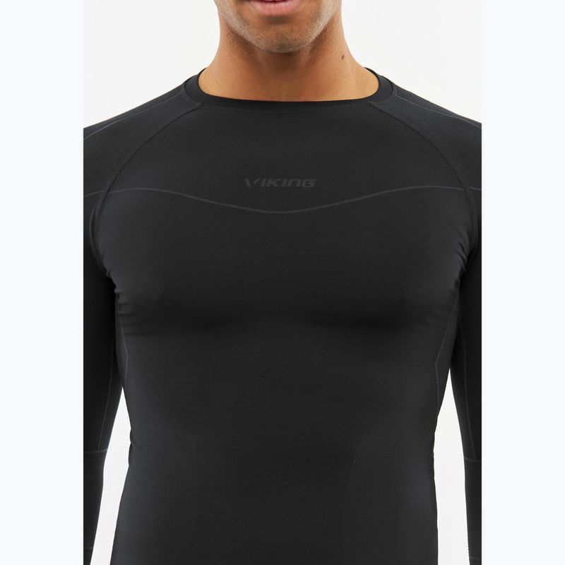 Komplet bielizny termoaktywnej męskiej Viking Gary Base Layer black 4