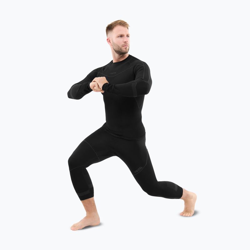 Komplet bielizny termoaktywnej męskiej Viking Gary 3/4 black 2