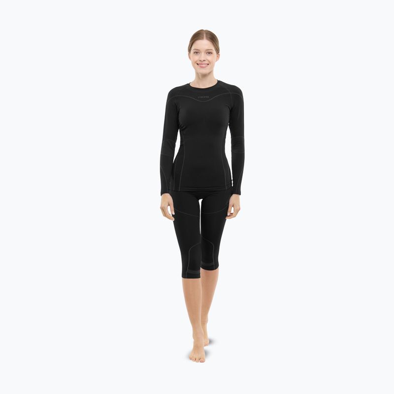 Komplet bielizny termoaktywnej damskiej Viking Gaja 3/4 black
