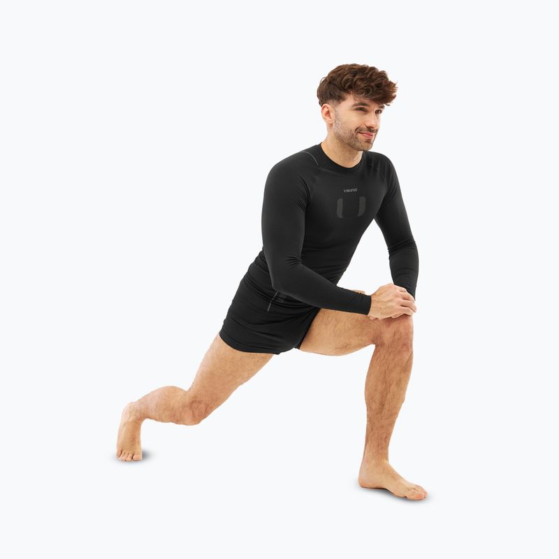 Komplet bielizny termoaktywnej męskiej Viking Eiger 2.0 black/grey 8