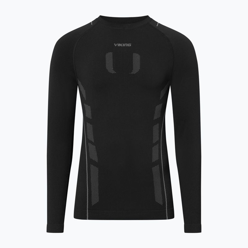Bluza termoaktywna męska Viking Eiger 2.0 black/grey