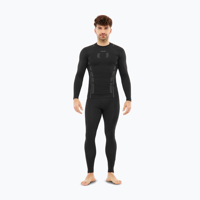 Spodnie termoaktywne męskie Viking Eiger 2.0 black/grey 2