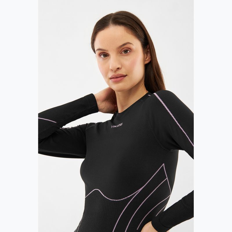 Komplet bielizny termoaktywnej damskiej Viking Eiger 2.0 black/purple 11