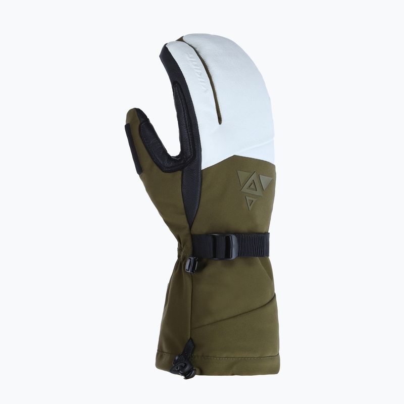Rękawice narciarskie Viking Norvik Pro Lobster Freeride olive/white 2
