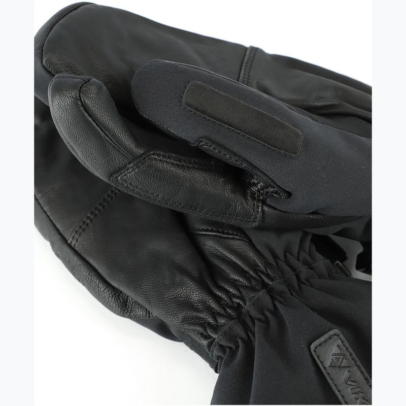 Rękawice narciarskie Viking Norvik Pro Lobster Freeride black 4