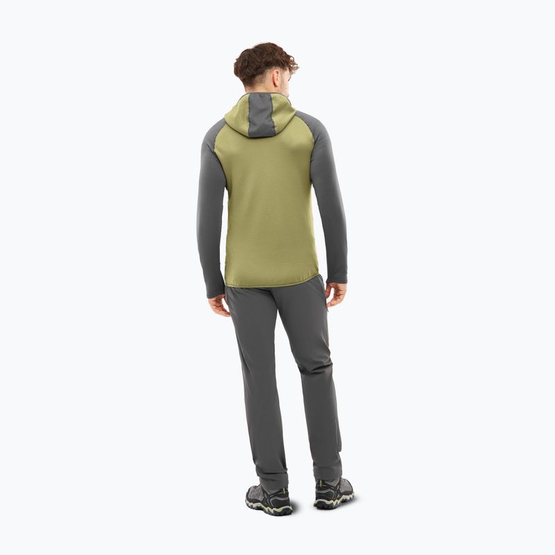 Bluza trekkingowa męska Viking Birger Hoodie olive/dark grey 2