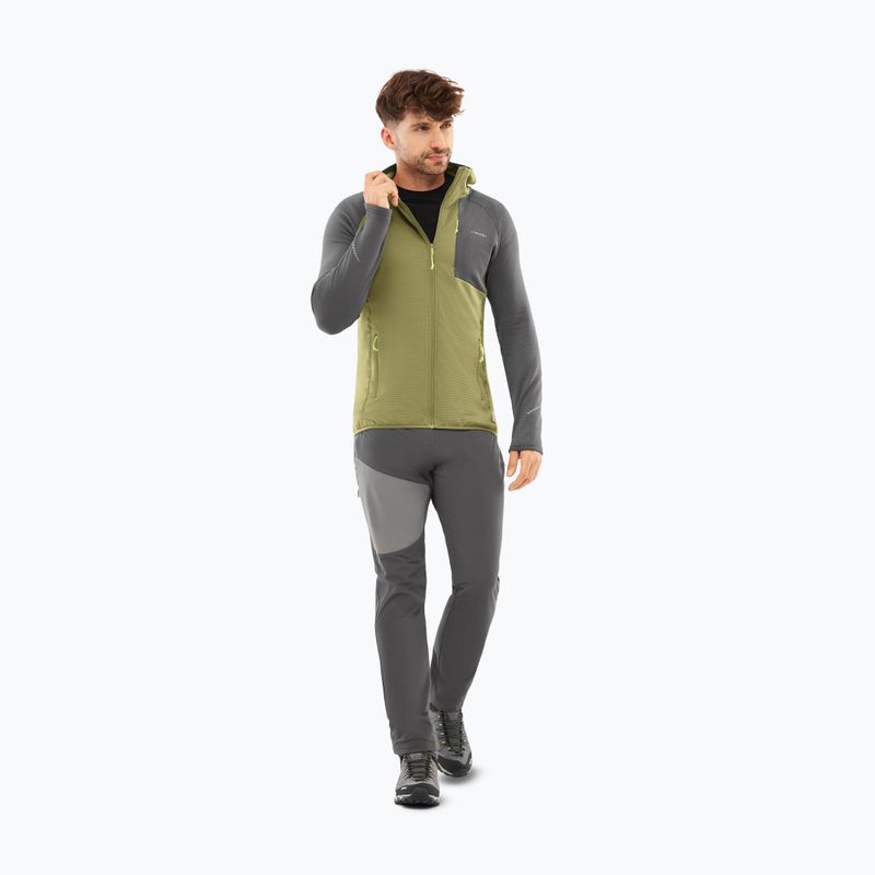 Bluza trekkingowa męska Viking Birger Hoodie olive/dark grey 3