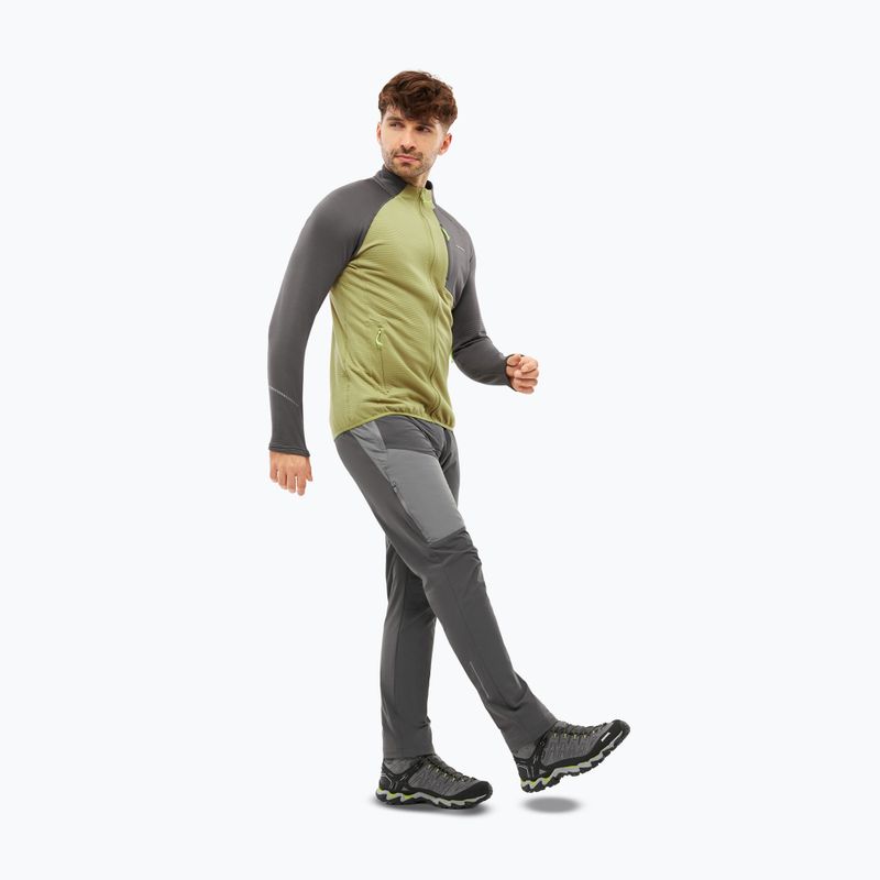 Bluza trekkingowa męska Viking Birger olive/dark grey 2