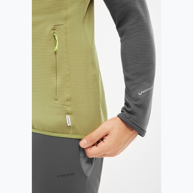 Bluza trekkingowa męska Viking Birger olive/dark grey 6