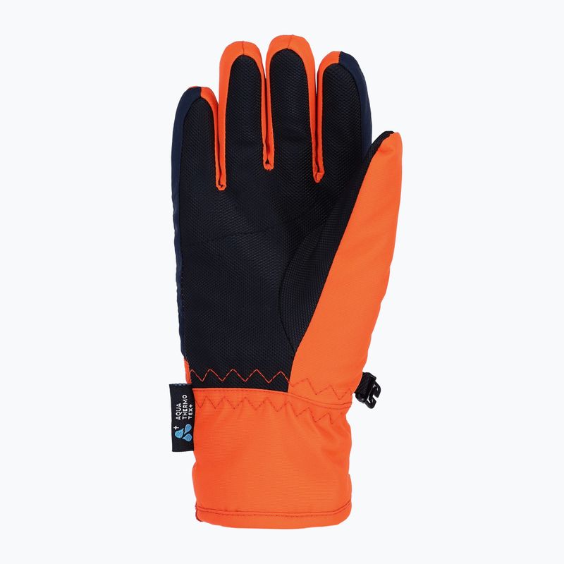 Rękawice narciarskie dziecięce Viking Flinx Ski orange/navy 2