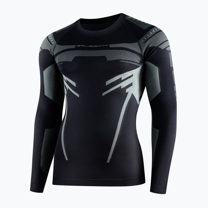 Bluza termoaktywna męska Brubeck Dry czarny/grafitowy 3