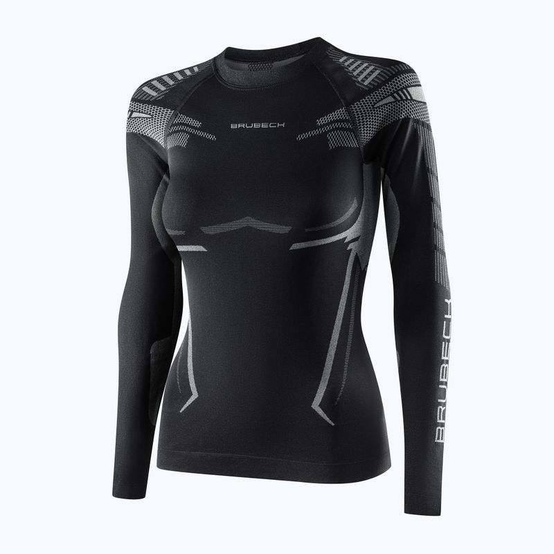 Bluza termoaktywna damska Brubeck Dry czarny/grafitowy 3