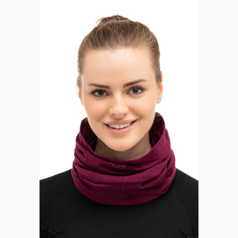 Komin Brubeck Merino Wool śliwkowy 2
