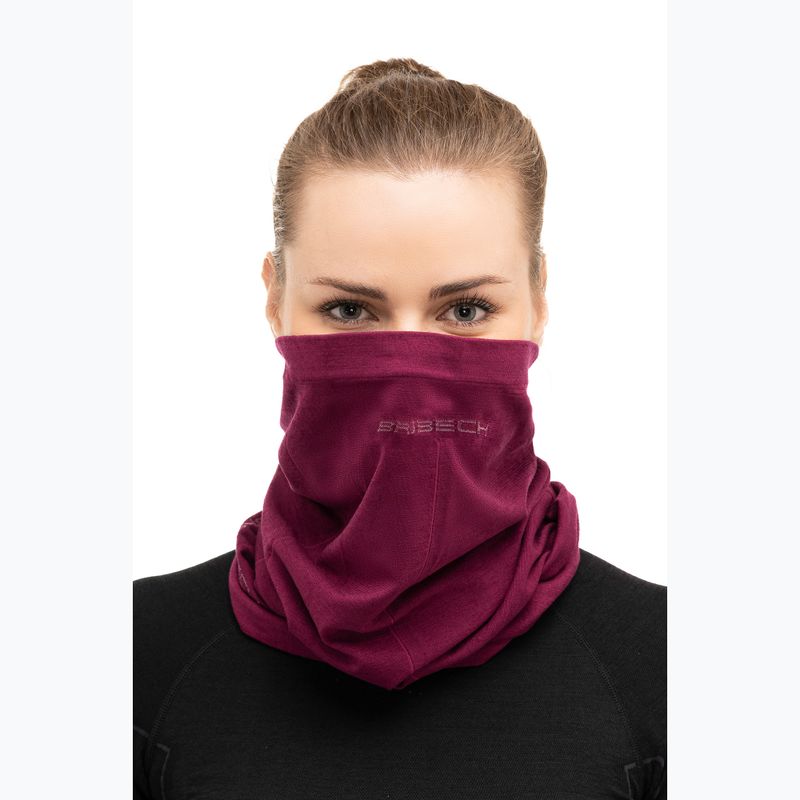 Komin Brubeck Merino Wool śliwkowy 3