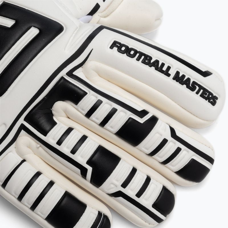 Rękawice bramkarskie dziecięce Football Masters Symbio NC białe 3