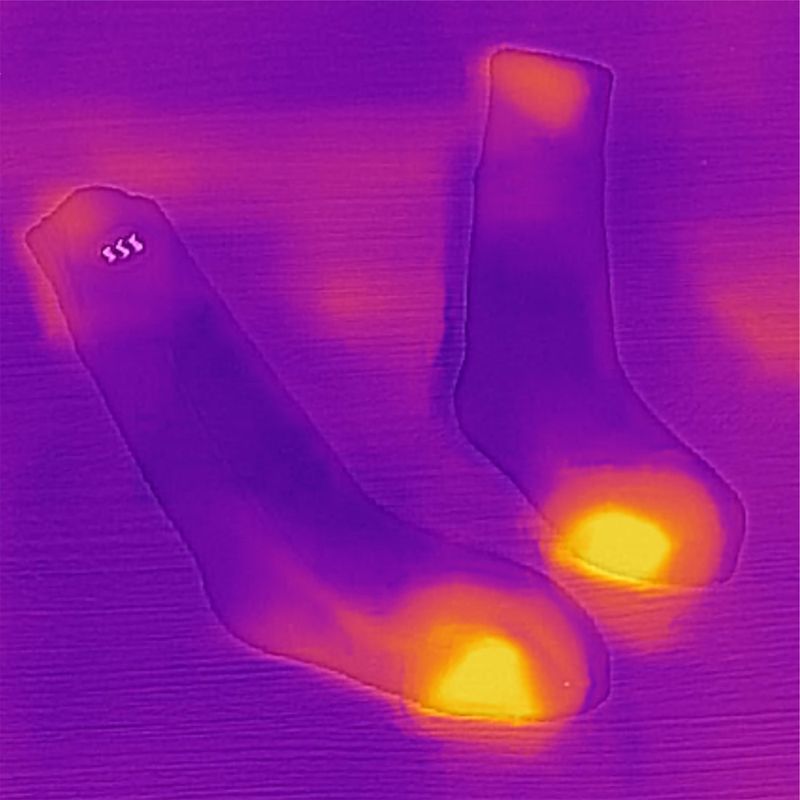 Skarpety ogrzewane z pilotem Glovii GQ2 czarne 12