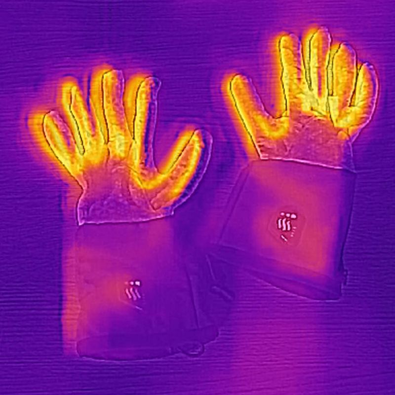 Rękawiczki ogrzewane Glovii GEG szare 13