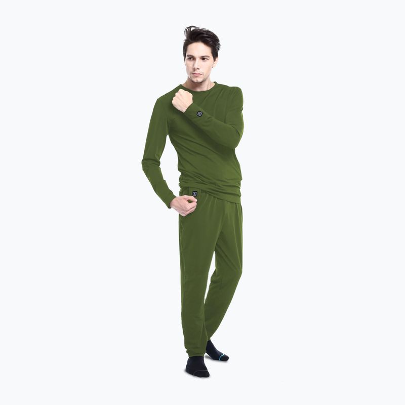 Bluza ogrzewana Glovii GJ1C zielona 3