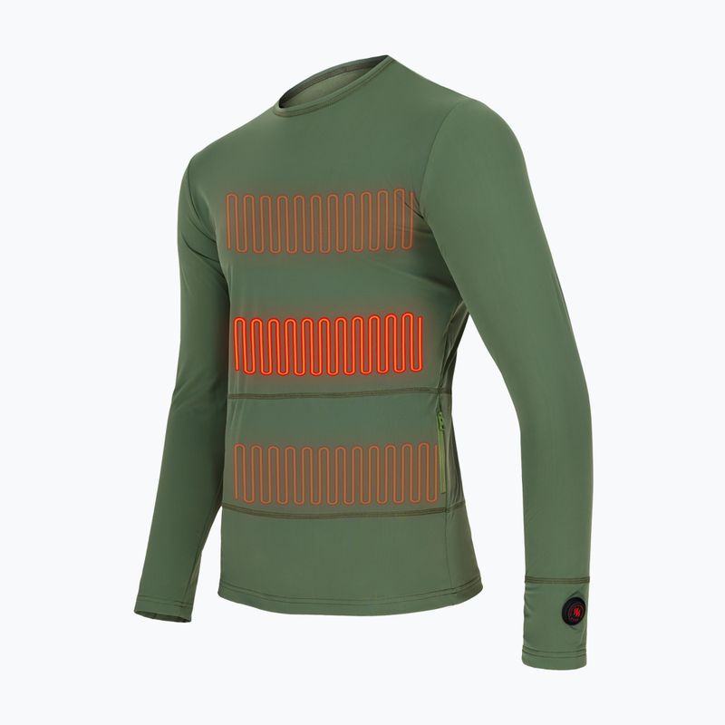 Bluza ogrzewana Glovii GJ1C zielona 4