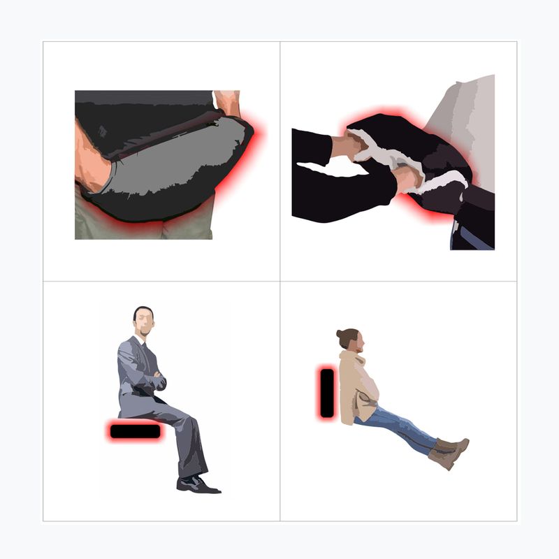 Mufka ogrzewana z funkcją 4w1 Glovii GF41 czarna 11