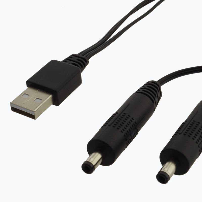 Kabel ładujący USB do ogrzewanych rękawic, kapci i kaptura Glovii GE33C czarny 2