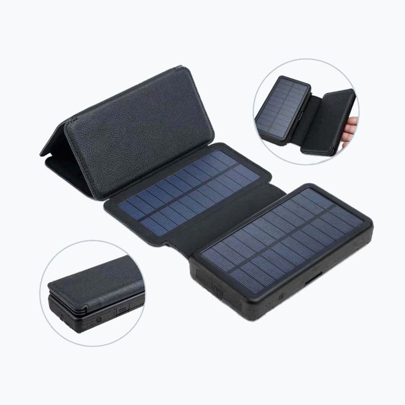 Powerbank solarny PowerNeed 20000 mAh czarny 9