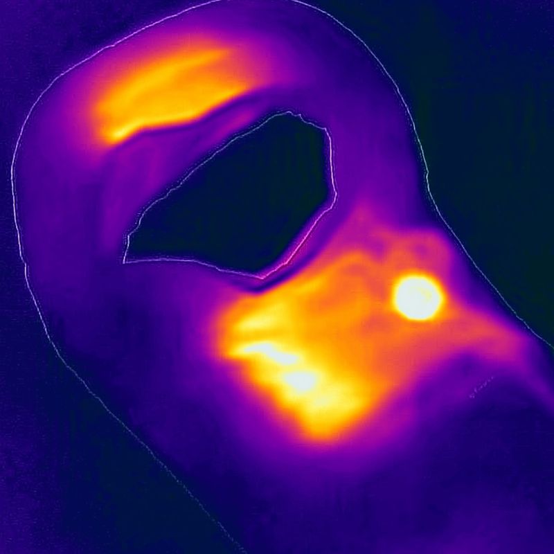 Ocieplacz ogrzewany na szyję Glovii GA2M czarny 11