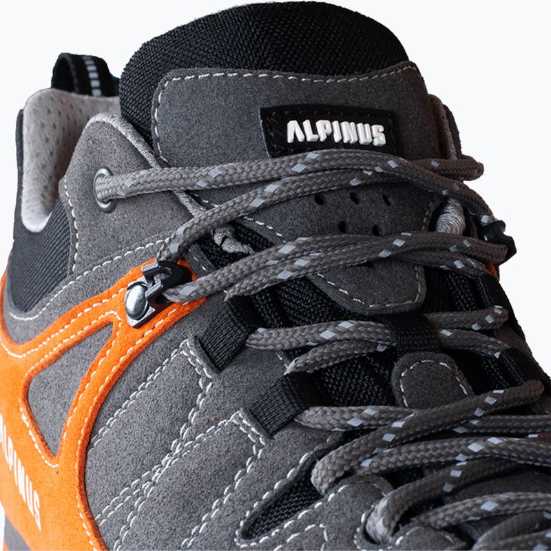 Buty podejściowe męskie Alpinus The Ridge Low Pro antracytowe/pomarańczowe 11