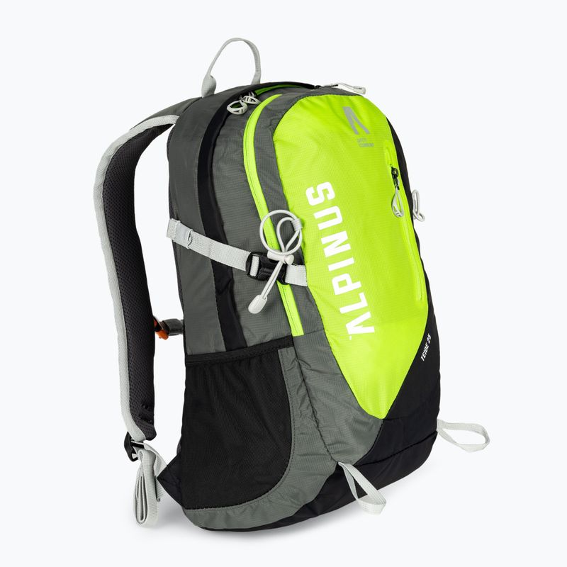 Plecak turystyczny Alpinus Teide 25 l czarny/limonka 2