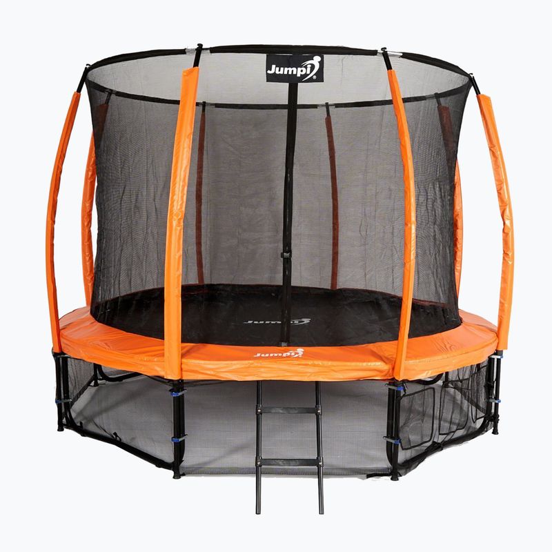 Trampolina ogrodowa Jumpi Maxy Comfort Plus 374 cm pomarańczowa
