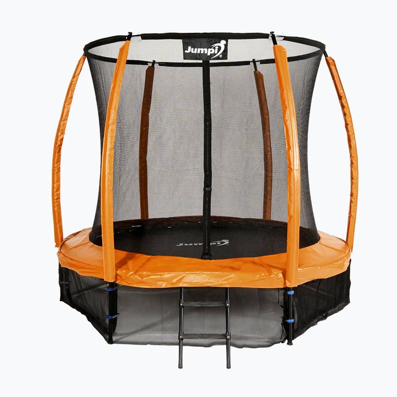 Trampolina ogrodowa Jumpi Maxy Comfort Plus 252 cm pomarańczowa