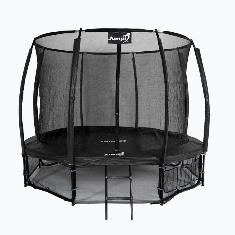 Trampolina ogrodowa Jumpi Maxy Comfort Plus 374 cm czarna