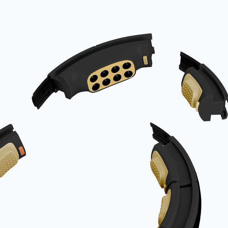 Hula hop z obciążnikiem i licznikiem HMS HHM13 black/gold 6