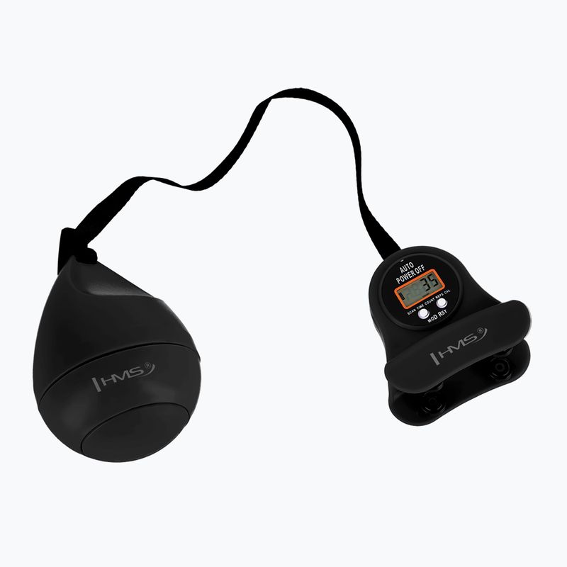 Hula hop z obciążnikiem i licznikiem HMS HHM13 black/gold 8