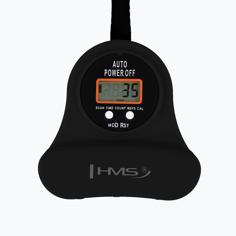 Hula hop z obciążnikiem i licznikiem HMS HHM13 black/gold 9