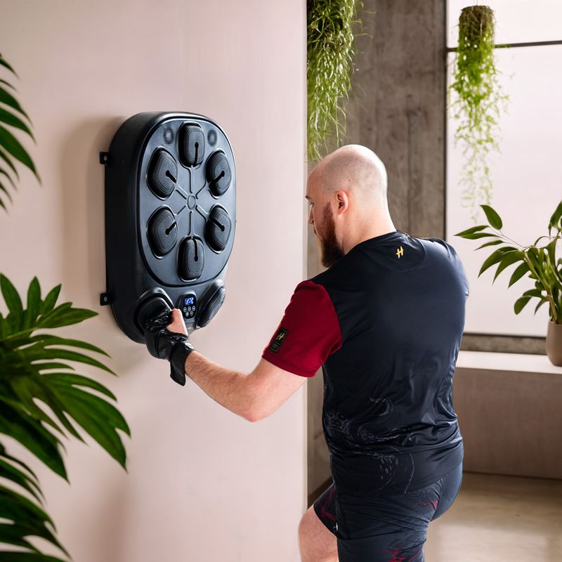 Tarcza treningowa elektroniczna + rękawice HMS TB10 black 13