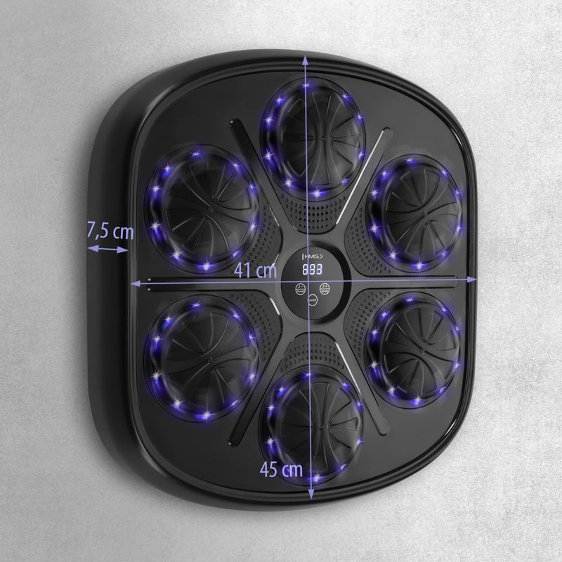 Tarcza treningowa elektroniczna + rękawice HMS TB03 black 5
