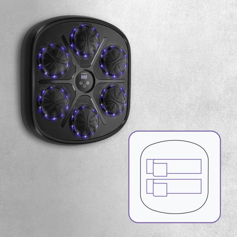 Tarcza treningowa elektroniczna + rękawice HMS TB03 black 6